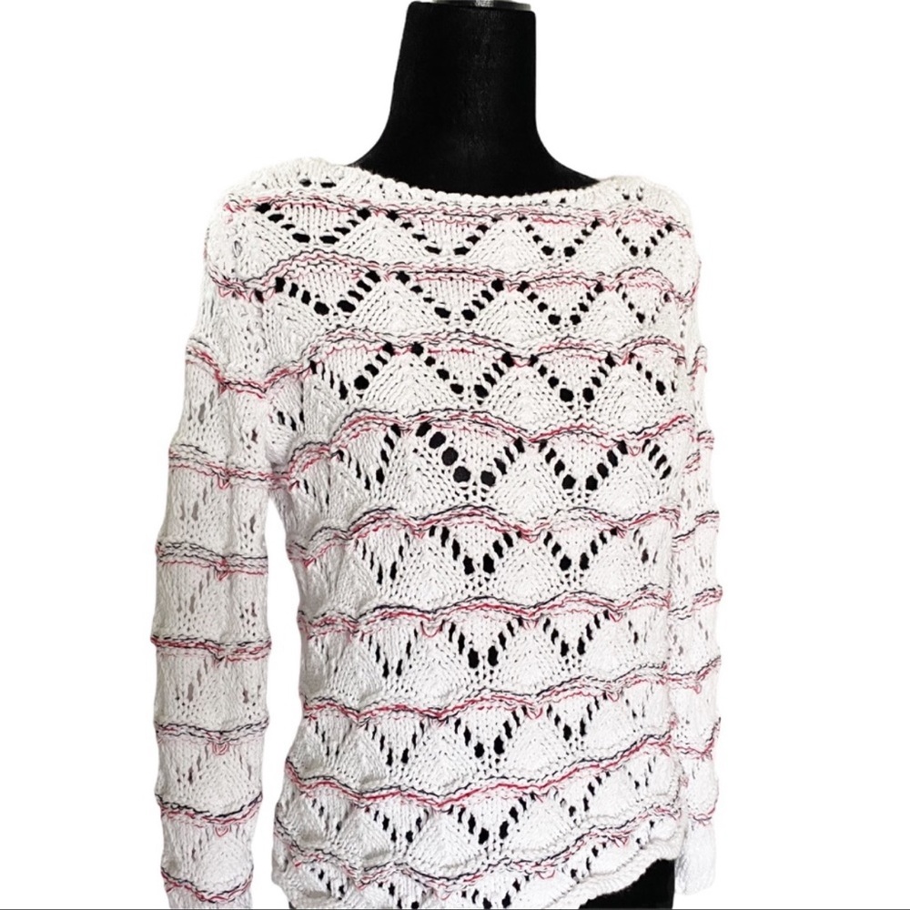 Ann Taylor Loft Crochet Sweater -  Small